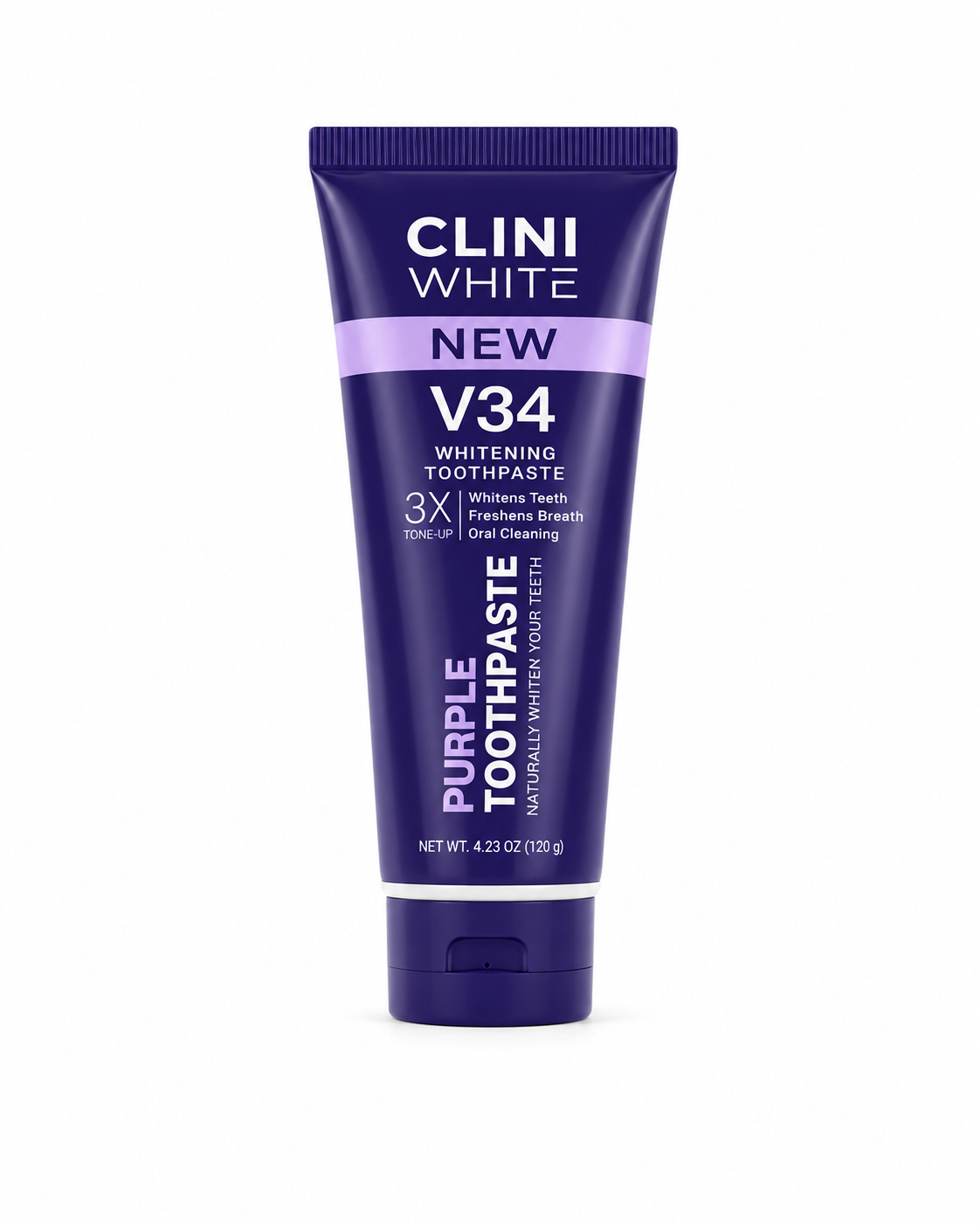 CLINI WHITE V34 Purple Whitening Toothpaste